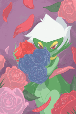 mightyenaofficial:  day 3 of the pokemon20 challenge: a flower