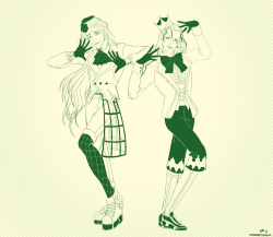 pigparade:  maki and toudou in ouji to match this, might fully