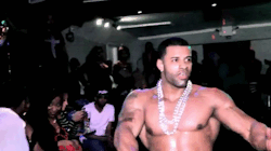t0xxxic:  blackgaygifs:  Dominican male stripper, Latin Heat