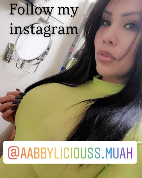 So she got them new 900cc implants. Follow @aabbyliciouss.muah