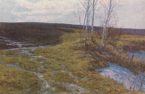 sovietpostcards:“Spring Soil” by A. Gritsai (1981)