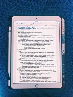 cloudedstudy:Currently working on a “How to take iPad notes