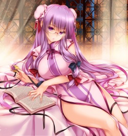 akira-europe:  chinadress megane moneti patchouli knowledge touhou