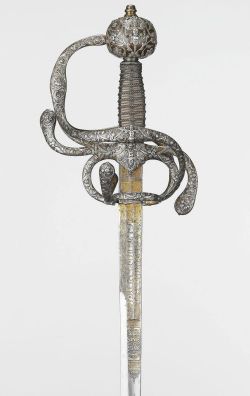 art-of-swords:  RapierDated: 1600-25Culture: English (hilt);