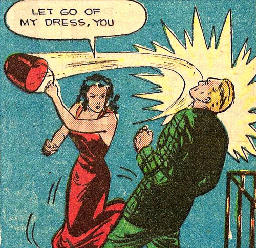 Miss Fury #7 par Tarpé Mills, 1945.