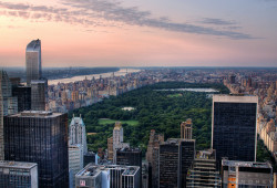 travelthisworld:  Central Park From the 70th floor of Rockefeller