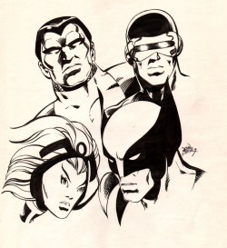 johnbyrnedraws:  X-Men by John Byrne. 1975. 