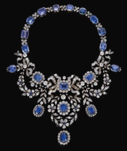 royals-and-quotes: FRENCH CROWN JEWELS - Sapphire and diamond