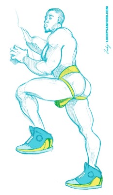 homoillustrated:  luckysanford:  Erotic Figure Drawing - Devon