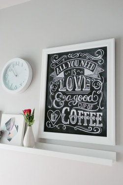 yourcoffeeguru:  Coffee Lover Gift Print by  LilyandVal  