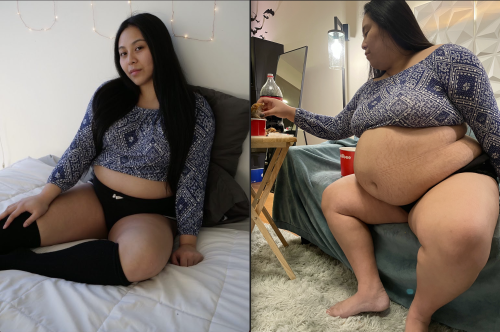 mochiifeedii:  8 months of unrestricted gluttony and sloth 🥵The