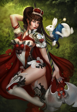 cowsgomoose:  Queen of Hearts to celebrate Valentine’s Day!