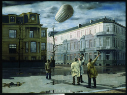 roelofsart:  Carel Willink Zeppelin 1933 Tilly 1963 Albert Carel