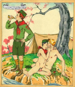 gay-art-and-more: men-in-art: Scout LeisureFelix d’Eon For