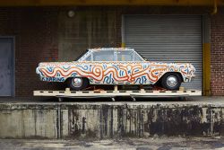 installator:  Keith Haring Untitled (car) 1986 Buick Special