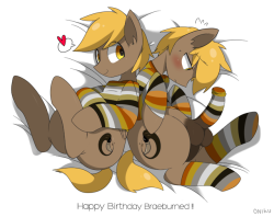 o-niku:  Belated happy birthday to braeburned! He is one of