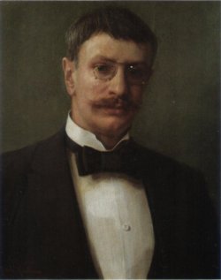 erretratu:  Johan Krouthén (Swedish, 1858-1932), Self-Portrait,