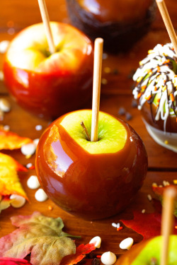 sweetoothgirl:     Perfect Caramel Apples 