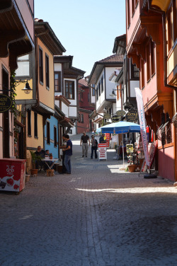 visitheworld:  Cobblestone streets and ottoman houses in Odunpazarı