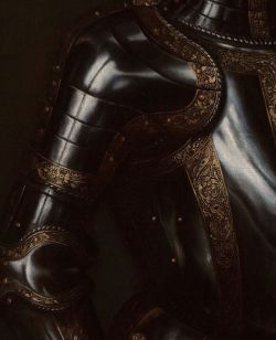 templeofapelles:  detail Portrait of a Man in Armor, 1558 Circle