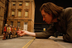 humble-cumulus:  mythicalogical:  Wes Anderson on set of Fantastic