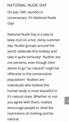 Happy National Nude Day!