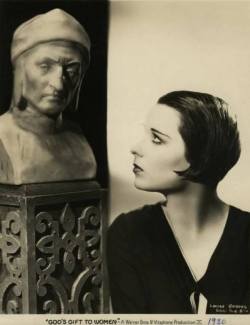 sddubs: Louise Brooks and a bust of Dante Alighieri for “God’s