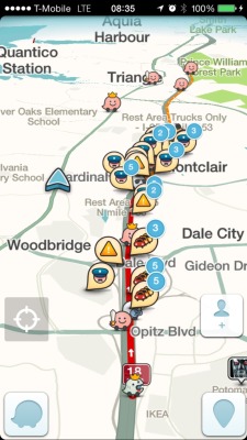 madeupmonkeyshit:  If yall aint hip this app called waze lets