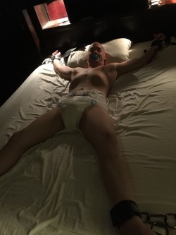 alittlerobotkid:  Daddy tied me up and tickled me until I wet