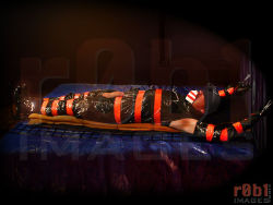 r0b1images:  Wrapped and gagged. http://r0b1.com http://twitter.com/r0b1images
