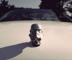 awesomeshityoucanbuy:  Stormtrooper Car Hood OrnamentSupport