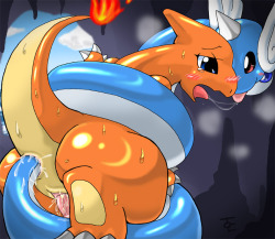 pokepornking:  Some charmeleon for anon