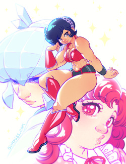 gunkiss:   For the Urusei Yatsura Zine  As much temptation as