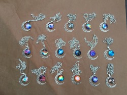 ameliastardust:  GALAXY MOON NECKLACES NOW AVAILABLE AT AMELIASTARDUST.NYC!!!!
