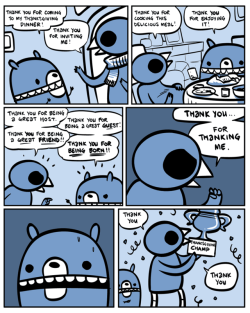 nedroidcomics:  A Thanksgiving Classic. Thank you, sincerely,