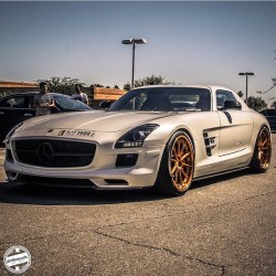 fantasycarsdaily:  Slammed • Mercedes Benz SLS AMG • •