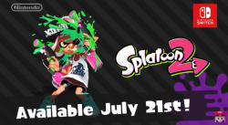 tinycartridge: Splatoon 2 launches July 21st with three fresh