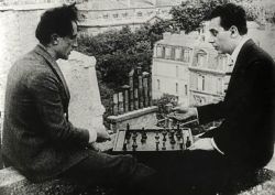 semioticapocalypse:  Marcel Duchamp, Man Ray. Entr'acte. 1924