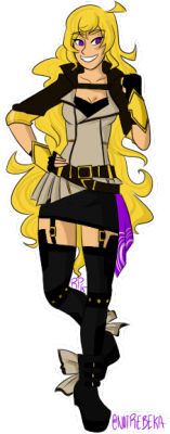 notrebeka:  RWBY Art Challenge Day 17: Favorite Alternate Outfit(Yang