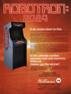 it8bit:  Classic Ads: Robotron:2084 Robotron: 2084 is an arcade