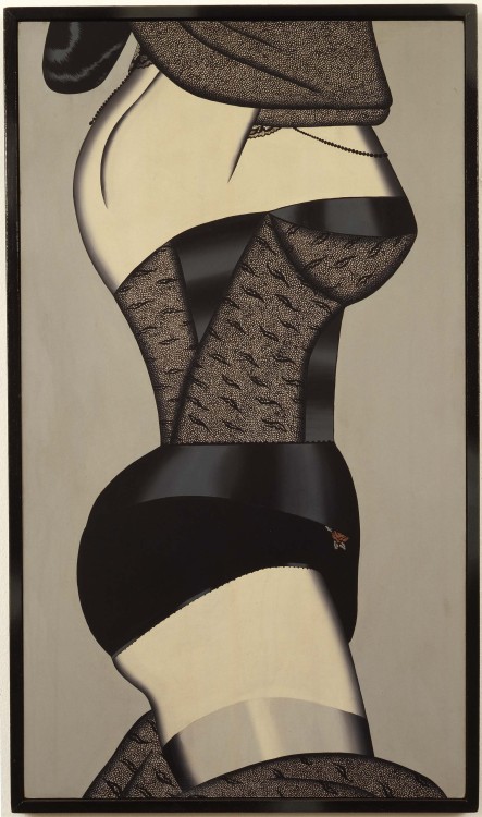 vortexstreet:  Christina Ramberg, Black Widow, 1971, Acrylic