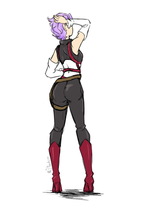 grimphantom2: ninsegado91:   cheshireteatime:   Croix! Here comes Chariot! Act normal! Croix… pls… (???!!?!)   Nice view   Indeed! 