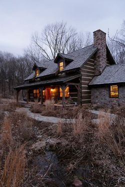 disasterpreppers:  Today’s cabin in the woods : http://howtogetyourowncabininthewoods.com/
