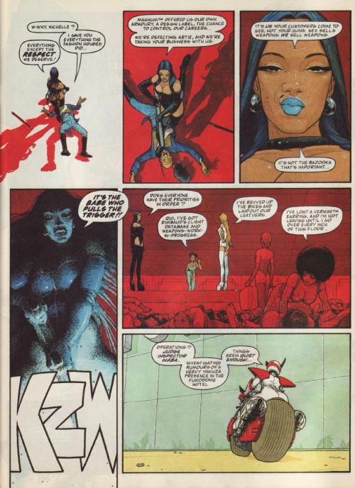   Frank Quitely for 2000AD.  