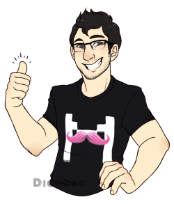 danpee:  This was a commission I did for the wonderful r0cket-cat, who asked me to draw one of my favourite Youtubers, markiplier!! He’s gotten me through a lot of bad days so I was really happy to draw him ;w; bless this man