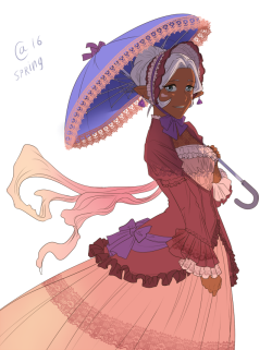 autumn-sacura:  Allura in pretty dress. 