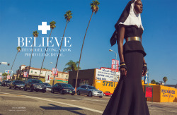 vimbia:  hellyeahblackmodels:“Believe” - VVV Magazine issue