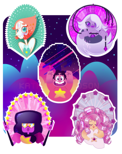 kathudsonart:  Hey! New art prints and stickers at  Animazement!