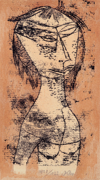 artist-klee: The Saint of Inner Light, 1921, Paul Klee Medium: