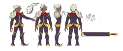 indivisiblerpg:  Here’s Dhar’s final model sheet to help with fan art, cosplay, etc.!Enjoy!